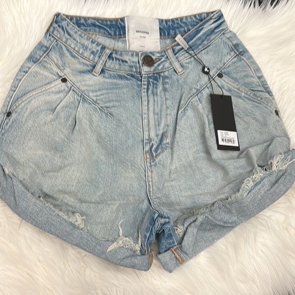 One TEASPOON Kansas Streetwalker Denim Shorts Size 24 - Picture 3 of 9